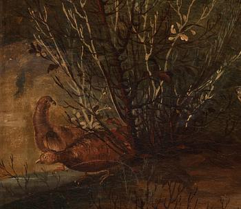 Jean-Baptiste Oudry, efter, Hund och rapphöns, 2 st.