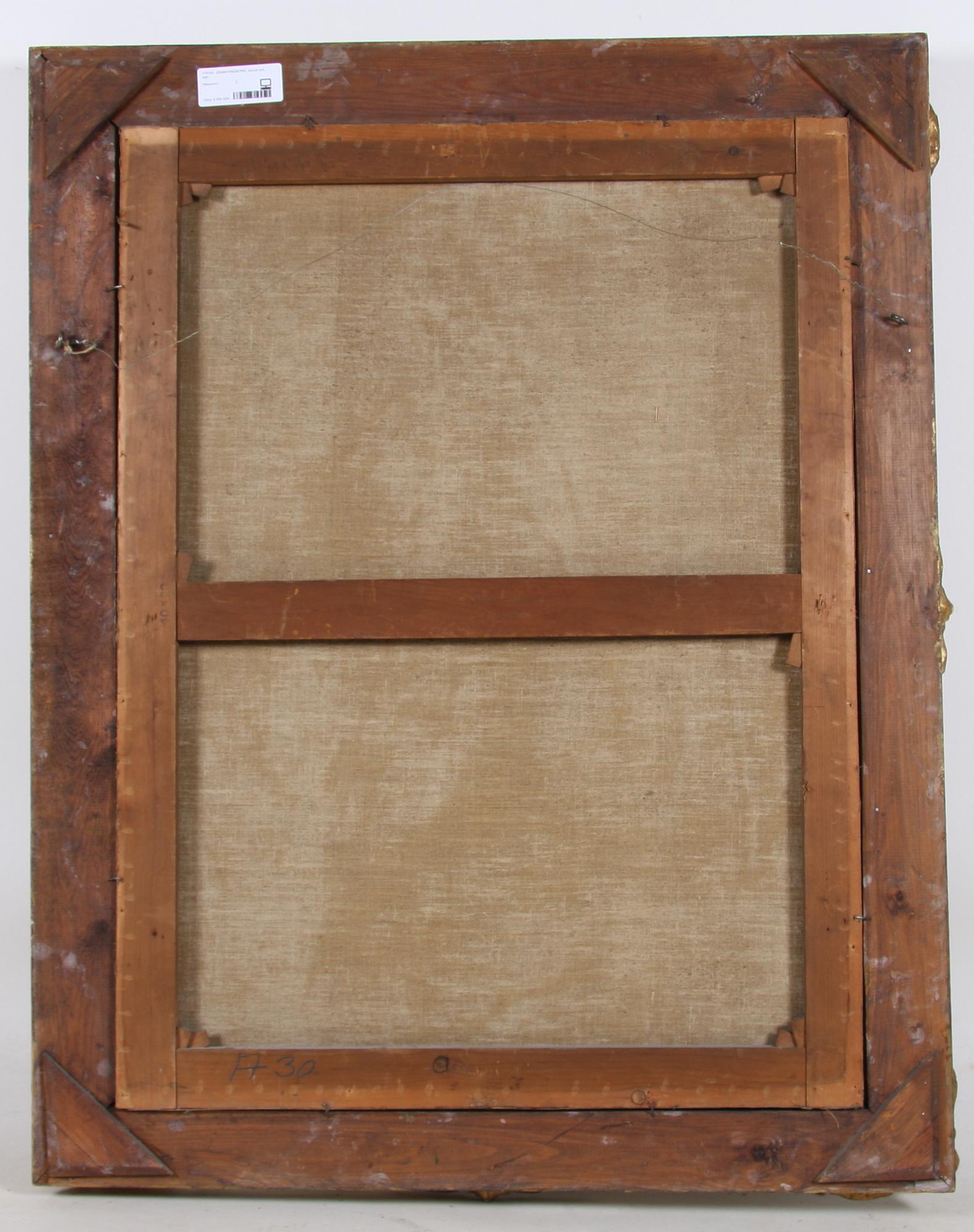 JOHAN KINDBORG, olja på duk, sign.