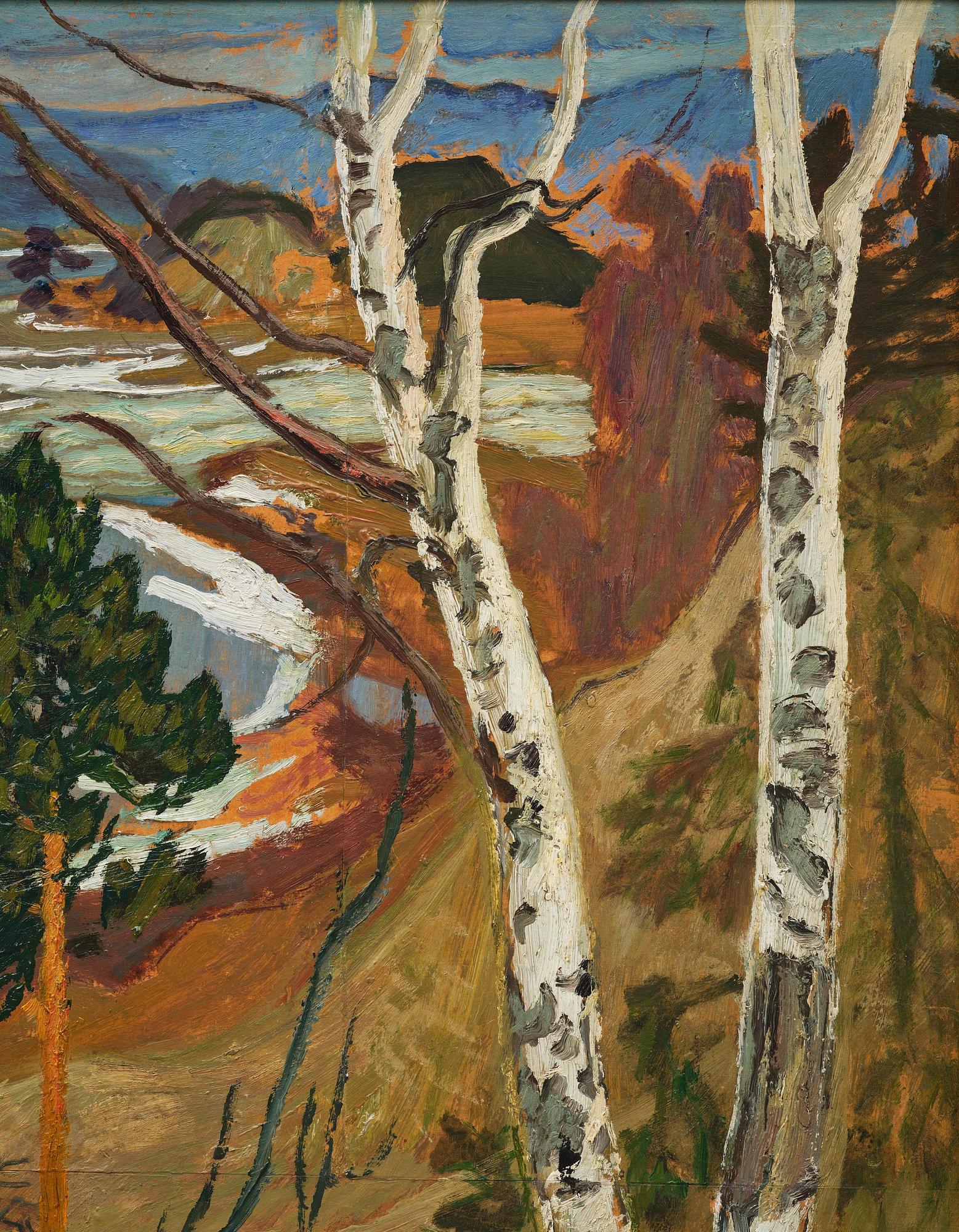 Helmer Osslund, "Tidig vår, Österås" ("Early Spring, Österås").