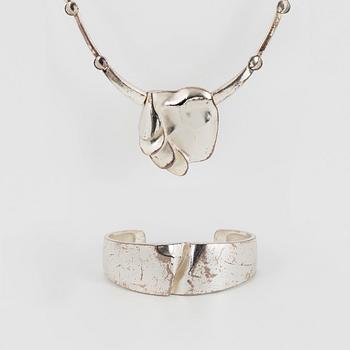 LAPPONIA, bangle and necklace.