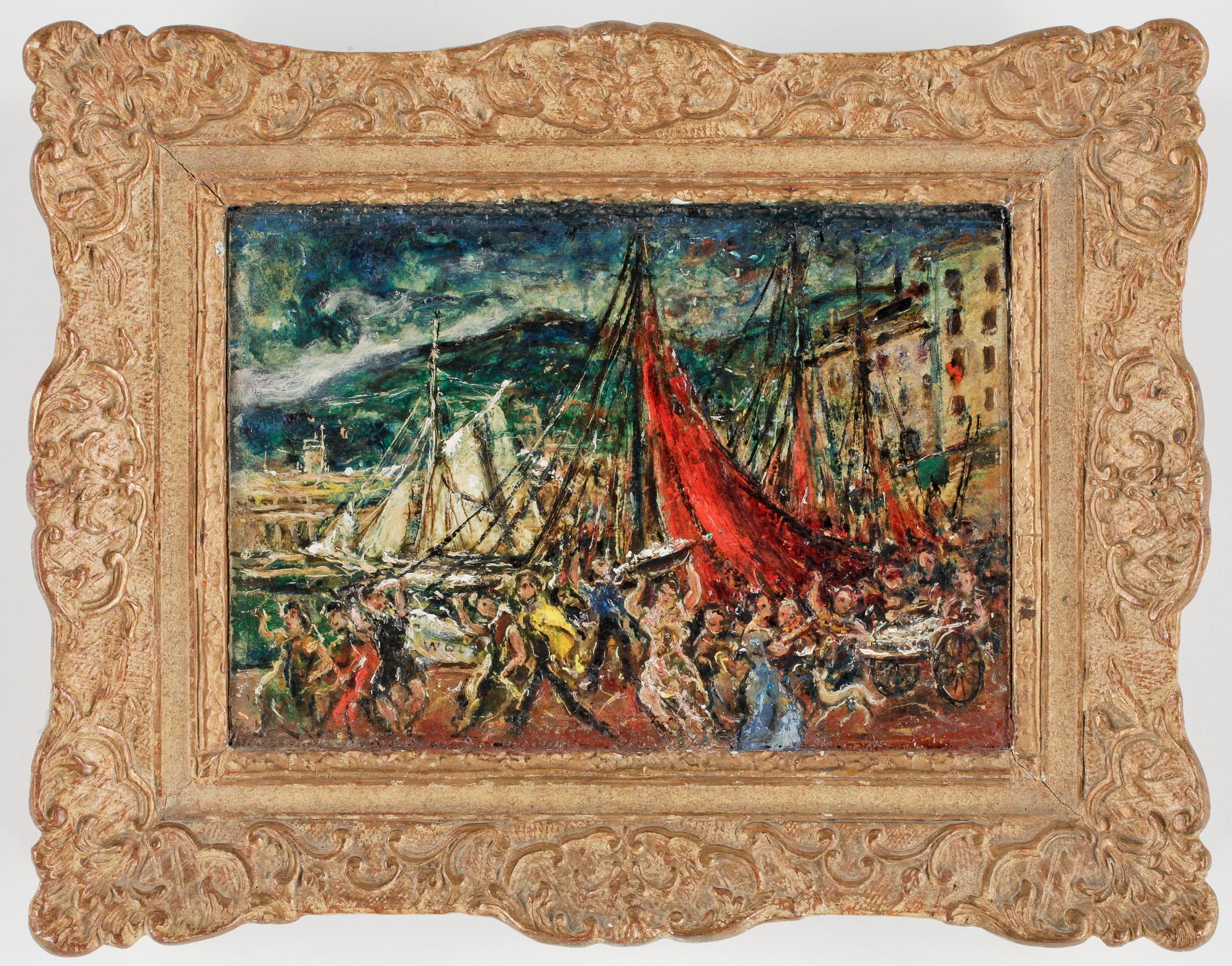 HANS EKEGÅRDH, tillskr, olja på papper, ej sign.