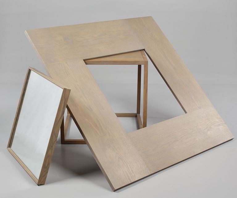 BORD, 3 delar, "Be Square", Plinio Il Giovane, Non Dorme Sogna, Italien, 2000-tal.