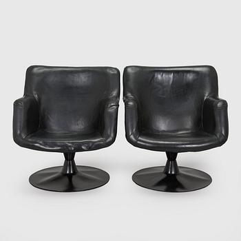 Yrjö Kukkapuro, fåtöljer, ett par, "Junior", Haimi 1960-talets slut.