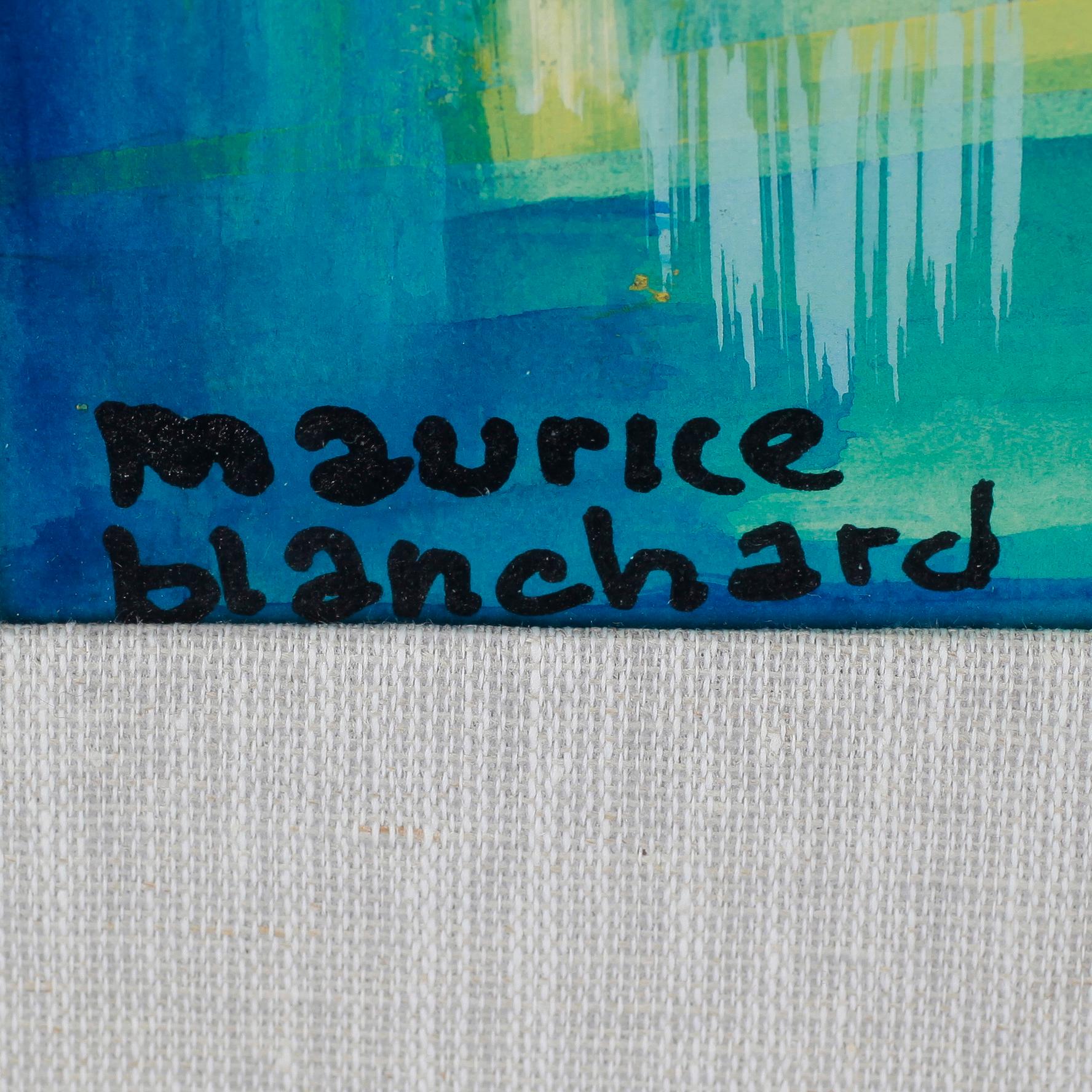 MAURICE BLANCHARD, blandteknik, signerad.