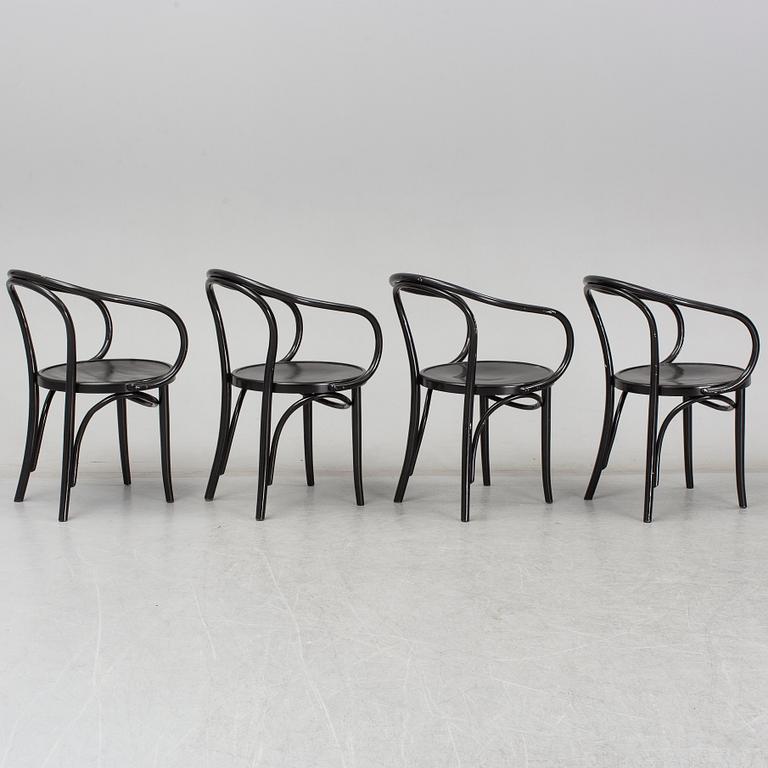 Four 'Epok' armchairs by IKEA.