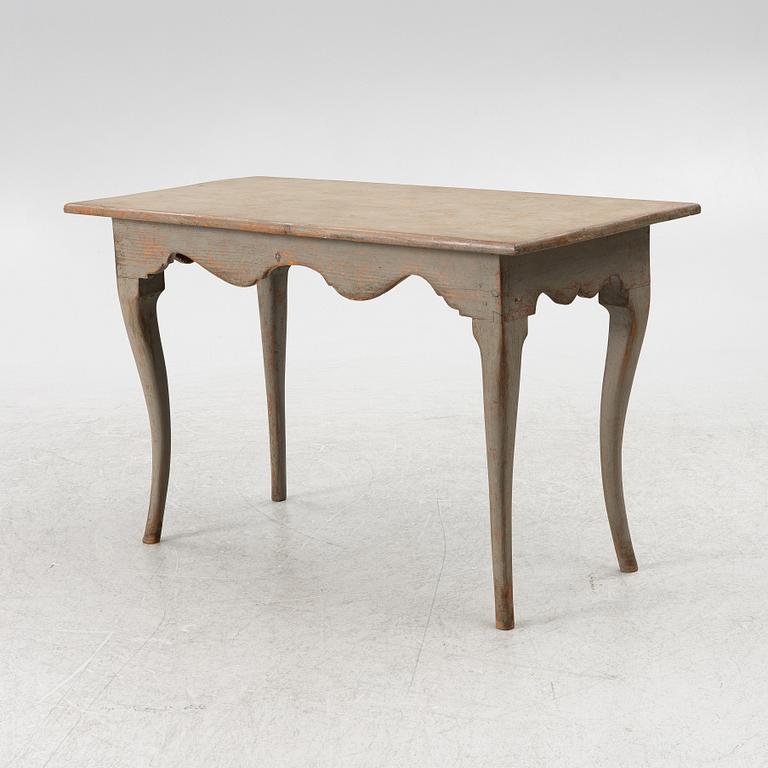 A Swedish rococo table, later part 18th century.