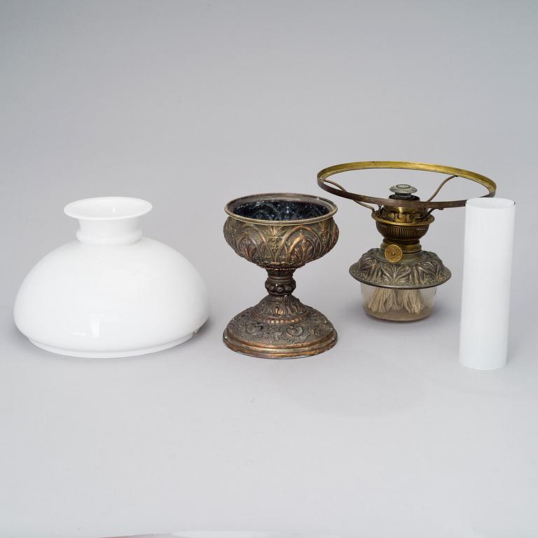 ÖLJYLAMPPU, merkitty Matadorbrenner, vuosisadan vaihde 1800/1900.