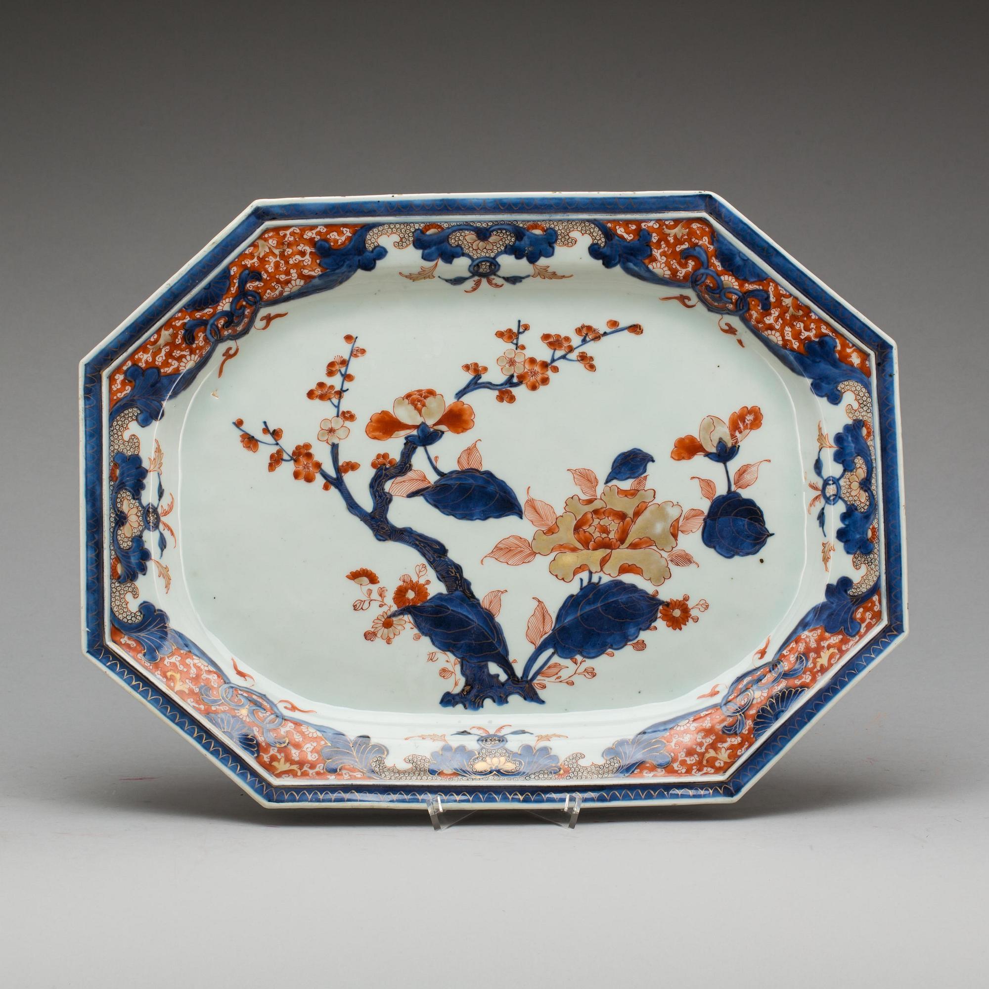 STEKFAT, porslin, Kina, Qianlong, 1736-1795.