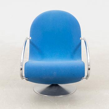 Verner Panton, armchair, "1-2-3 system" late 20th century.