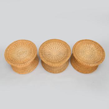 Eero Aarnio, Three stools "Story Stool" made by Sokeva.