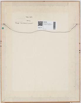 Olav Christopher Jenssen, mixed media on paper, signed and dated 12.okt.1986.