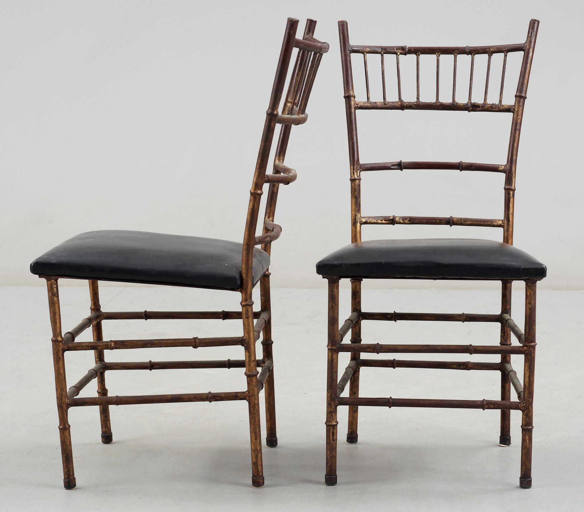 STOLAR, 6 st, kolonialstil, omkring 1900.