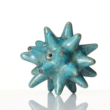 Hans Hedberg, a faience sculpture of a sea urchin, Biot, France.