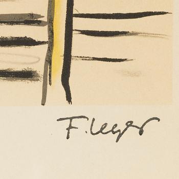 Fernand Léger, after, a lithograph in colours, 1959, signed in the print and numbered 264/300.