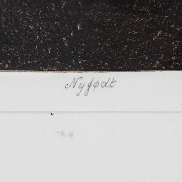 TRINE FOLMOE, "Nyfödt", stentryck, signerat och numrerat 60/150.