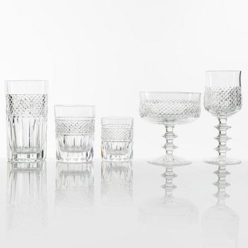 An 41-piece glass service, Riedel, Austria.