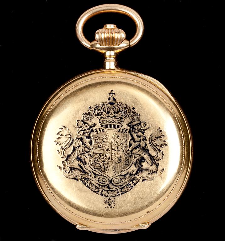A gold gentleman's pocket watch, Robert Calamer.