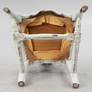 Stolar, 3 st, rokoko, 1700-talets andra hälft.