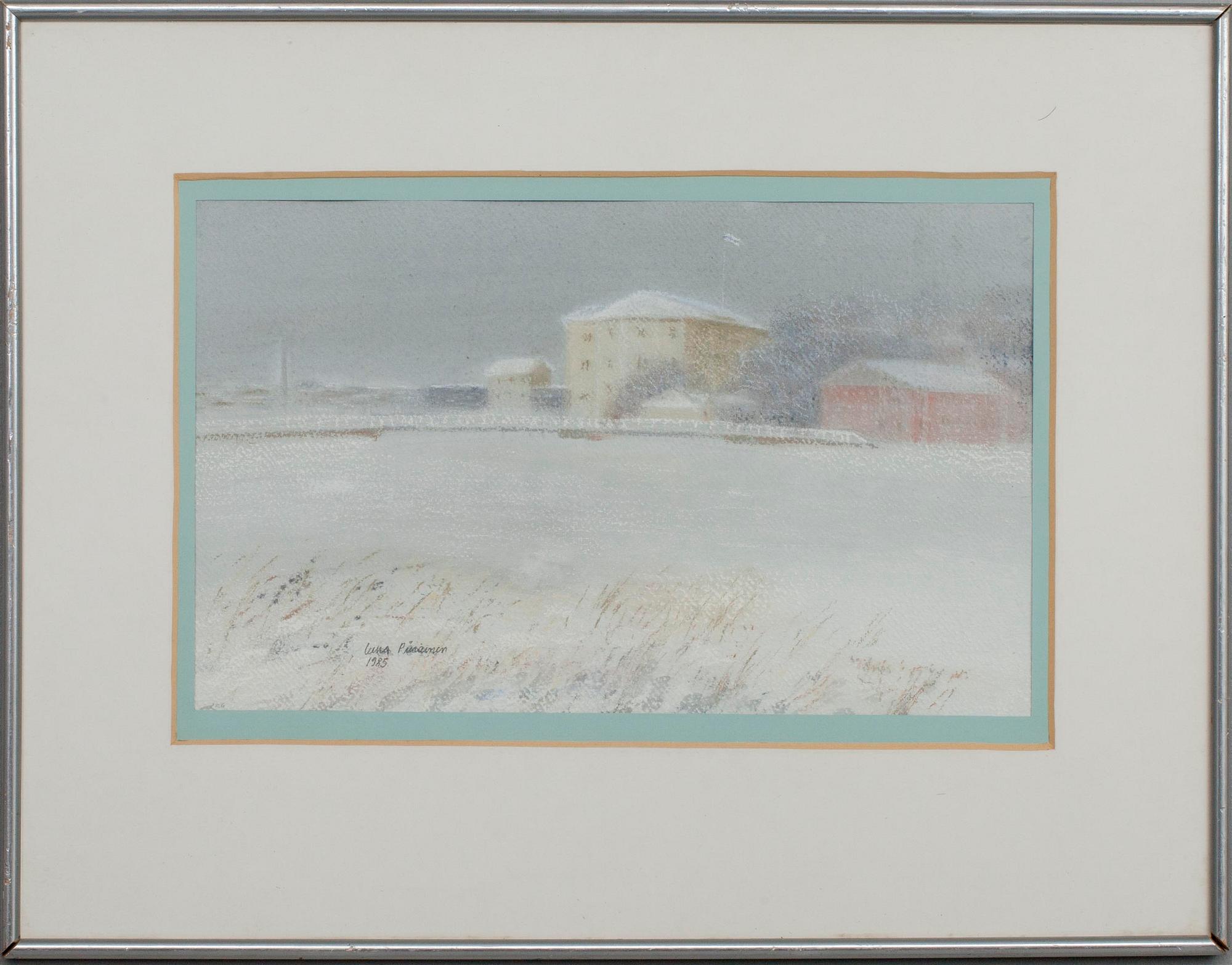 LEENA PIIRAINEN, pastell, signerad och daterad 1985.