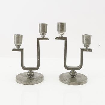 Firma Svenskt Tenn, a pair of candelabra, Stockholm 1930.