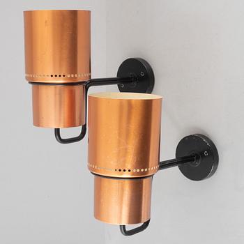 Hans-Agne Jakobsson, a pair of model 'V 59' wall lamps, Markaryd.