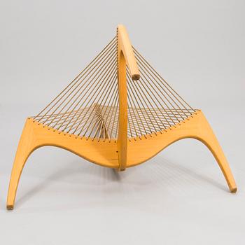 A JØRGEN HØVELSKOV, a 1980's Danish 'Harp Chair' Christensen & Larsen.