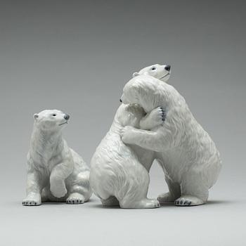 FIGURINER, 2 st. Porslin. Royal Copenhagen.