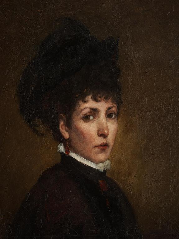Carl Larsson, Målarinnan Wihelmina Holmgren.