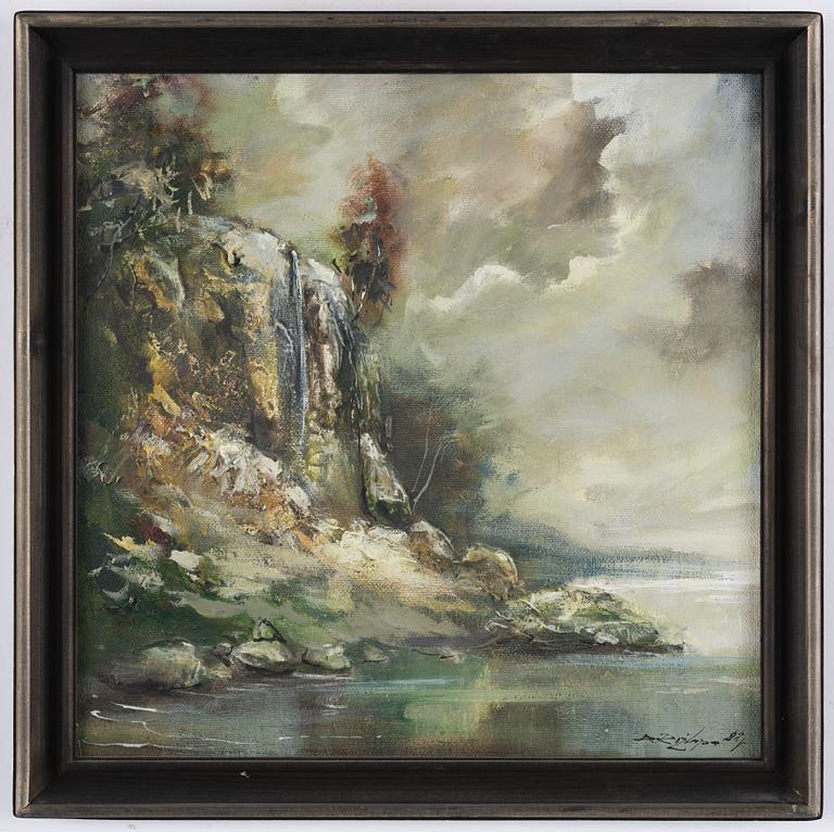 Dailis Rožlapa, Cliffs by the Water.