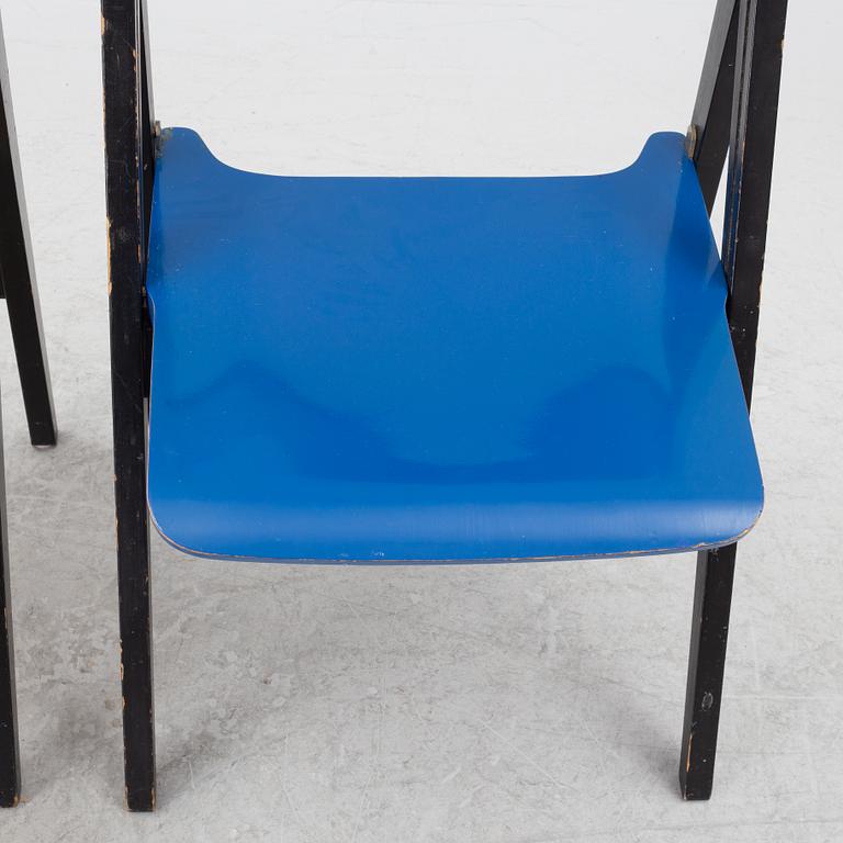 Hans J. Wegner, chairs, 3 pcs, "Politiken", Getama, Denmark.