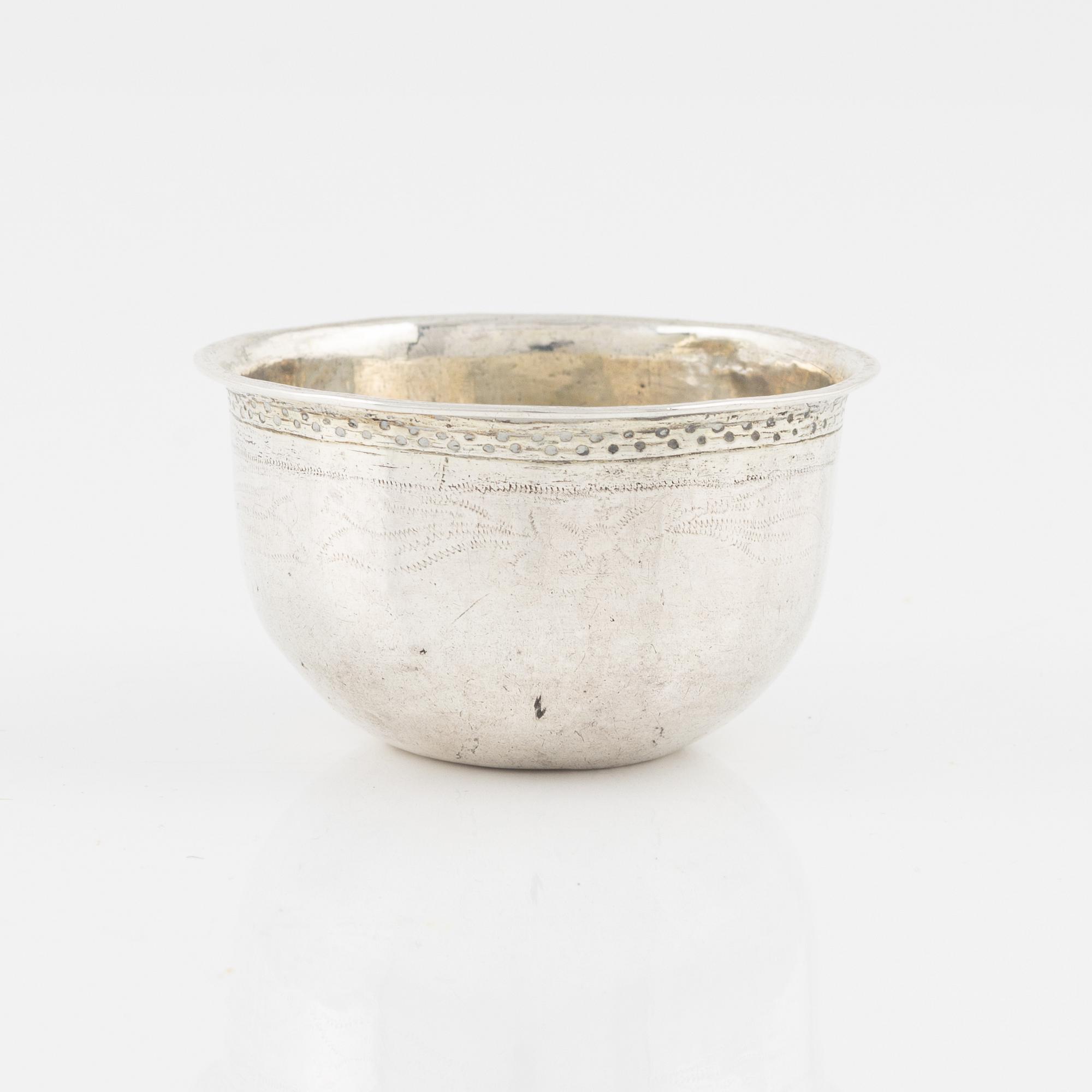 A Swedish Silver Tumbler, mark of Johan Leffler, Falun 1776.