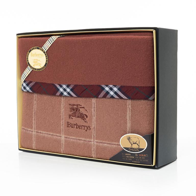 Burberry, blanket/bedspread.