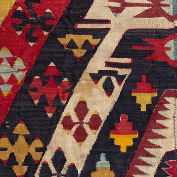 Rug, Antique Anatolian Kilim, circa 235 x 177 cm.