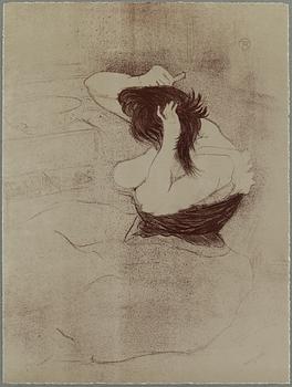 MAPP med färglitografier, 11 st, "Elles", efter Henri Toulouse-Lautrec, numrerad upplaga 1229/1250, London, 1969.