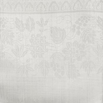 Napkins, 24 pieces dated 1848, damask, approx. 84x77 cm.