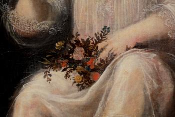 OKÄND KONSTNÄR, olja på duk, osignerad, 1600/1700-tal.