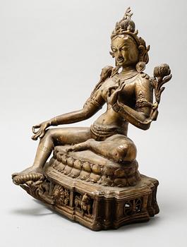 A modern made Nepalese sculpture.