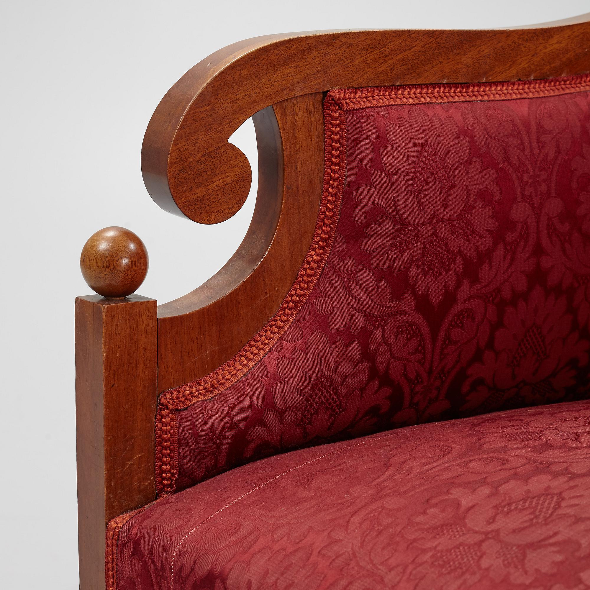 An empire style sofa, ca 20th Century.