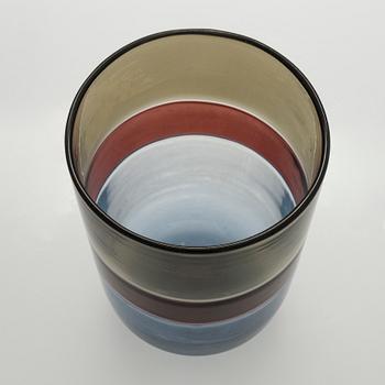 Tapio Wirkkala, maljakko, lasia, signeerattu Venini Italia.