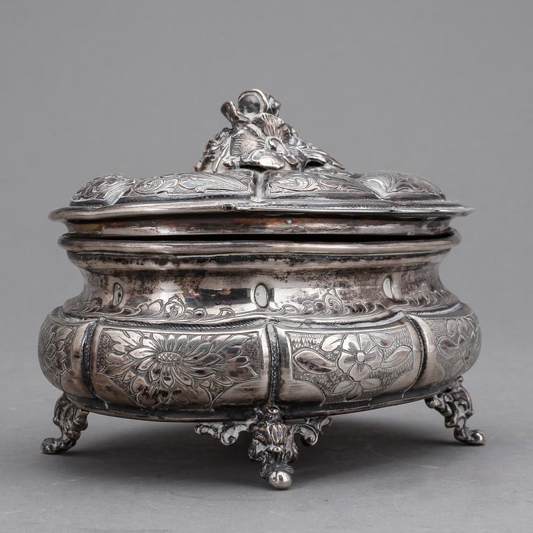 SOCKERSKÅL, silver, 1932, vikt ca 268 g.