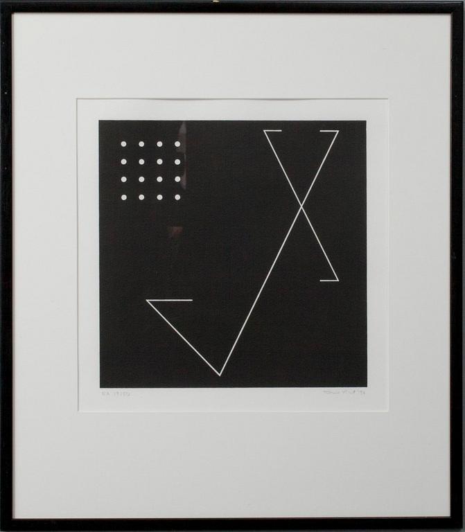 TONIS VINT, serigrafi, signerad och daterad -94, numrerad EA 19/50.