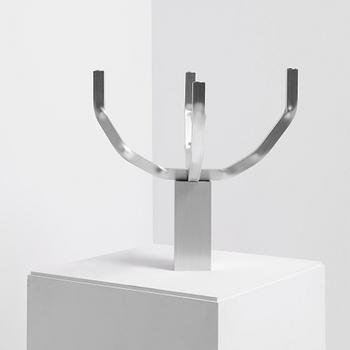 David Taylor, kandelaber, unik, "Aluminium Candelabra 4", Studio Mellösaverken, Sverige, 2025.