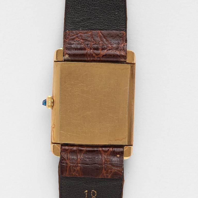 ARMBANDSUR, dam, Cartier, Tank, doublé.