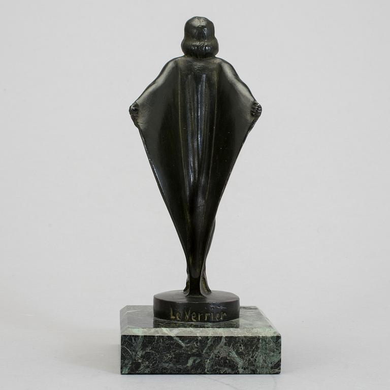 MAX LE VERRIER, skulptur, brons, märkt Le Verrier.