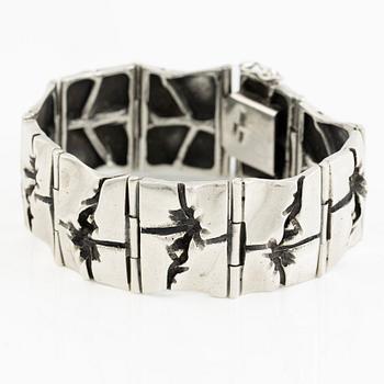 Bracelet, silver, hallmarked NM.