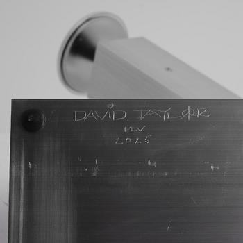 David Taylor, a unique table lamp, "Aluminium Table Lamp (Bold)", Studio Mellösaverken, Sweden, 2025.