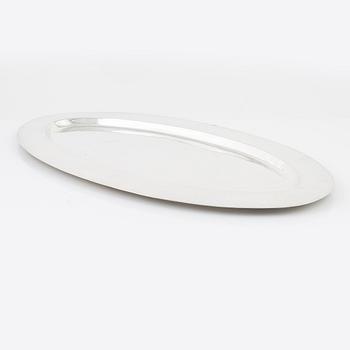 Oscar Frid, bricka, silver, Örebro, 1927.