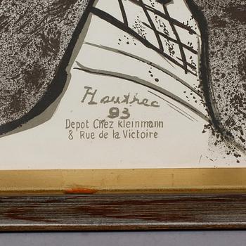 HENRI DE TOULOUSE-LAUTREC, efter, affisch, 1900-tal.