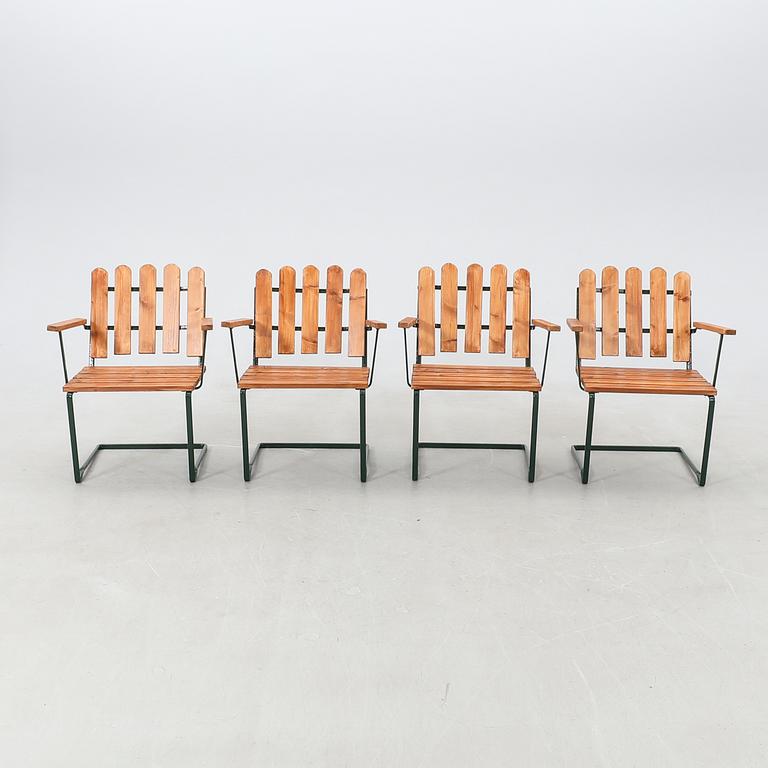 Arthur Lindquist Karmstolar 4 st "A2" Grythyttan 1900-talets senare del.