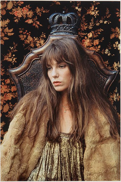 Ewa Rudling, photograph of Jane Birkin signed and dated 1975, numbered 7/30.